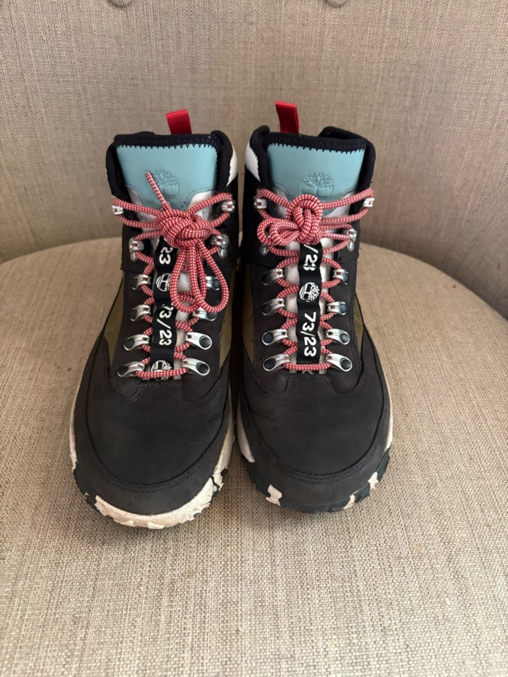 Timberland Womens Greenstride Edge Waterproof 73/23 Hiking Boots Sz 9.5